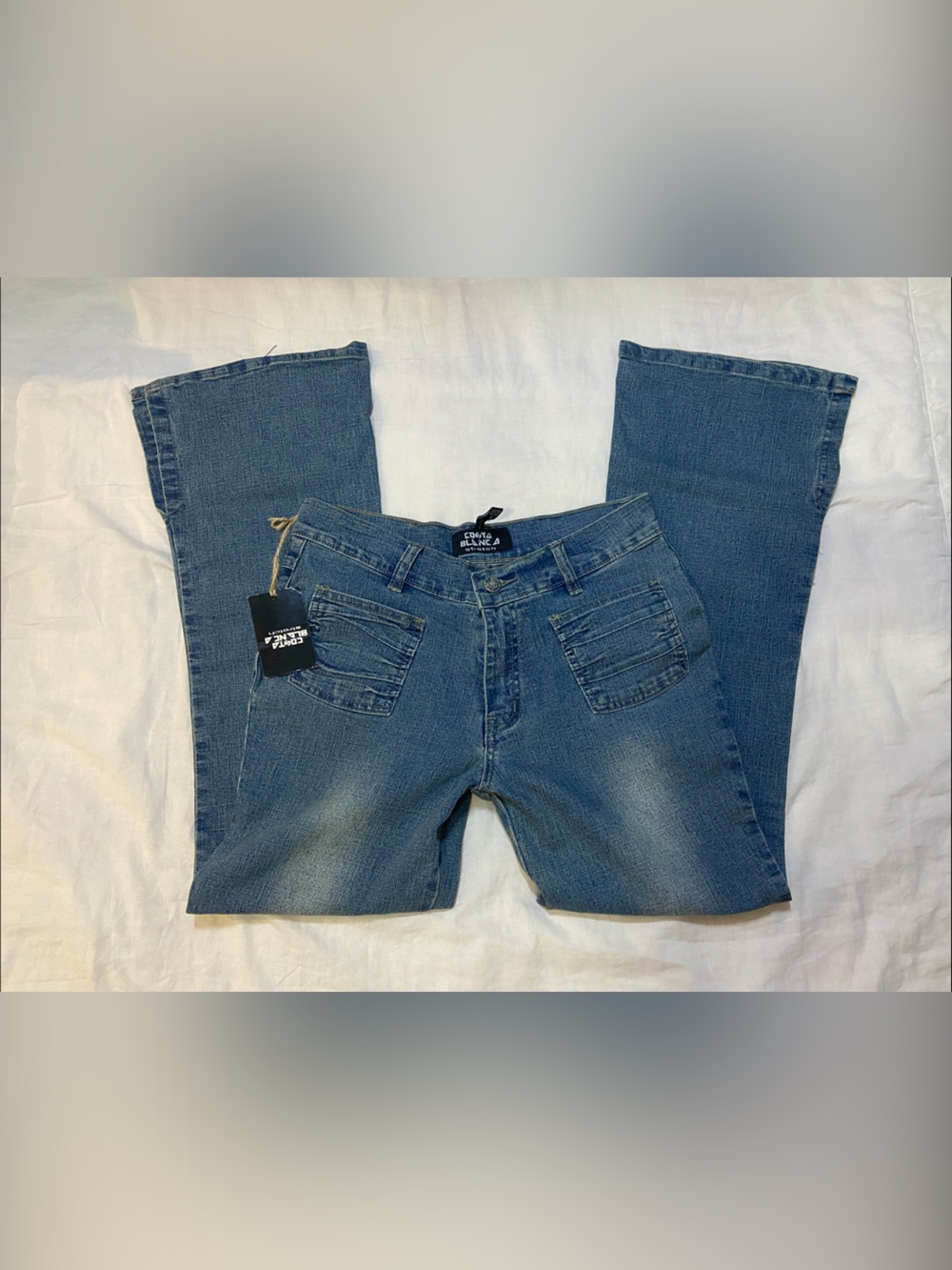 Brand New Costa Blanca Lowrise Flared Jeans